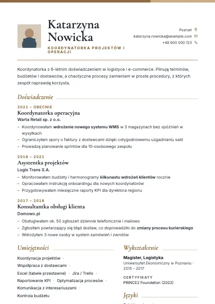 Podgląd wzoru CV Letterhead